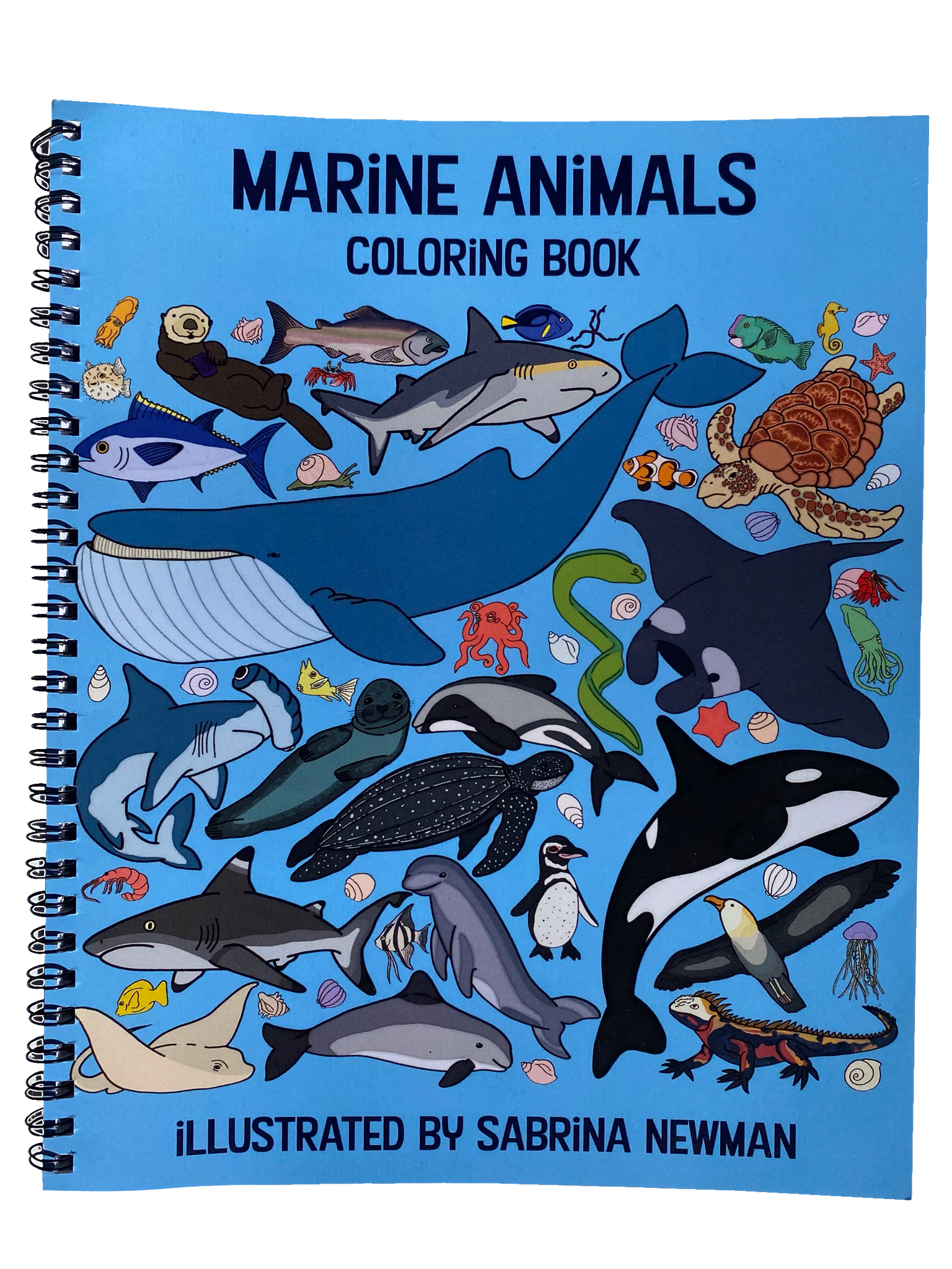 Marine Animals coloring book