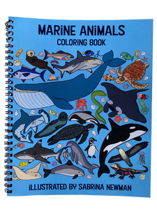Marine Animals coloring book
